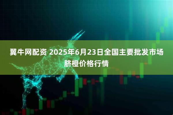 翼牛网配资 2025年6月23日全国主要批发市场脐橙价格行情
